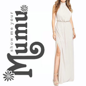 NEW Show Me Your MuMu Collette Collar Dress Beige